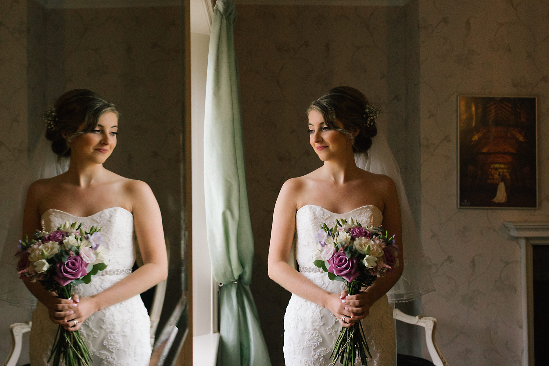 bride portrait at arley hall