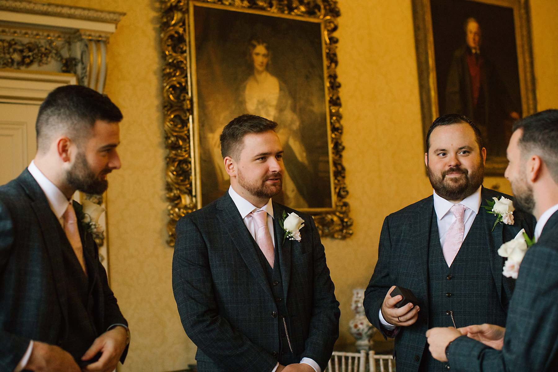 groomsmen at arley hall