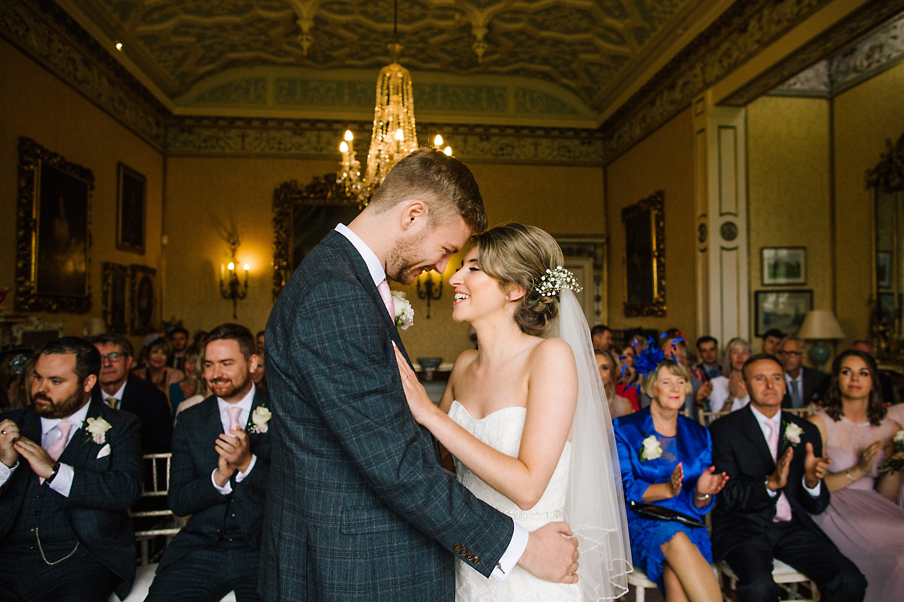 arley hall wedding ceremony room