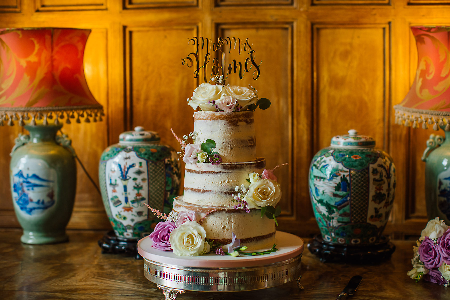 arley hall wedding cake