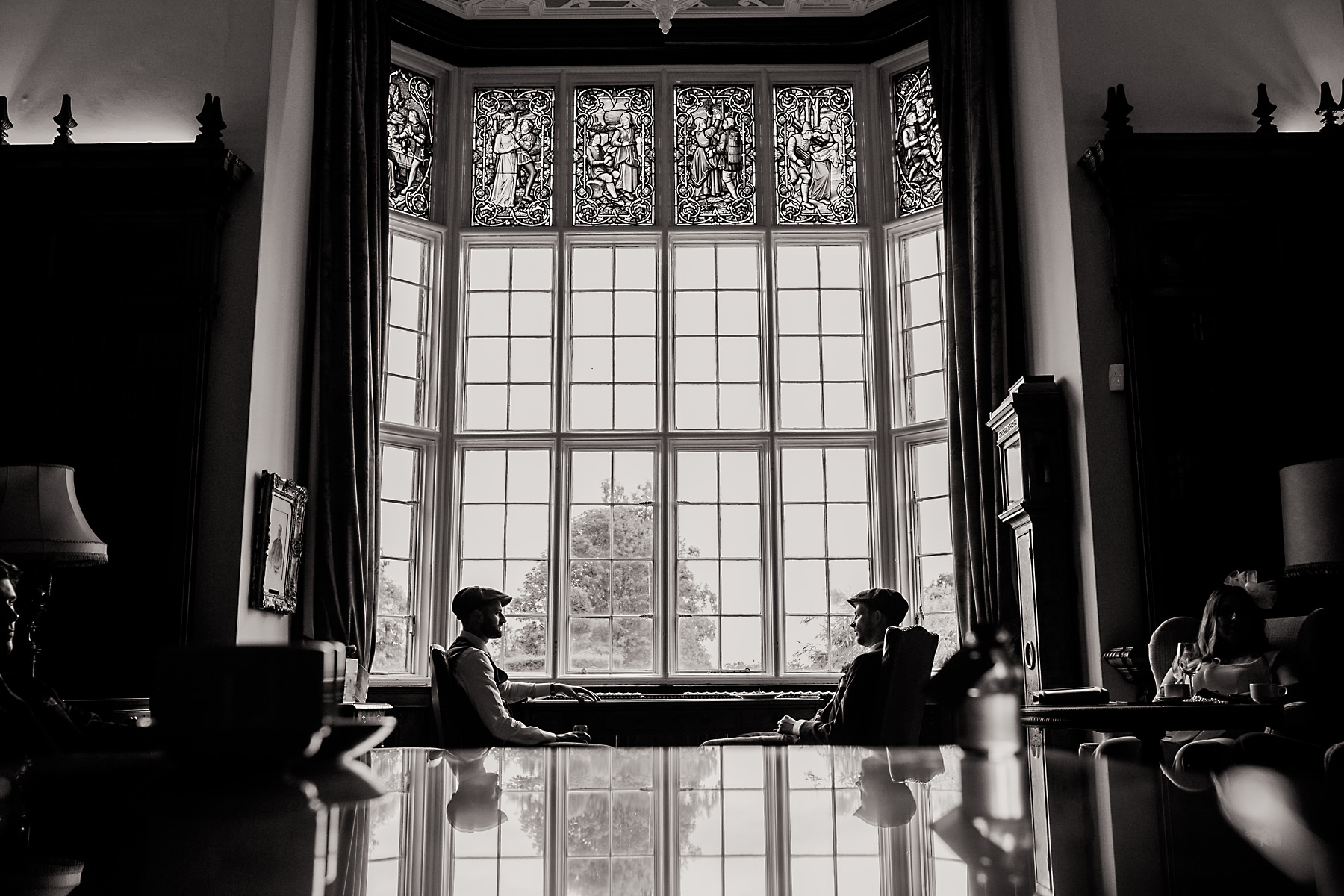 arley hall window portrait