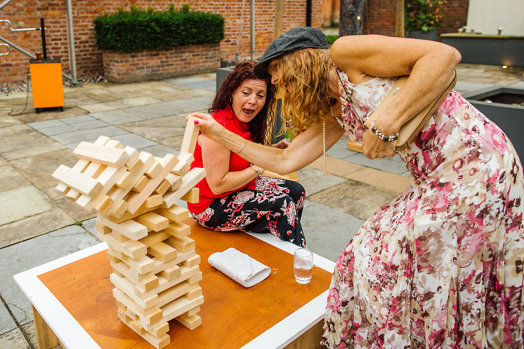 giant jenga wedding game
