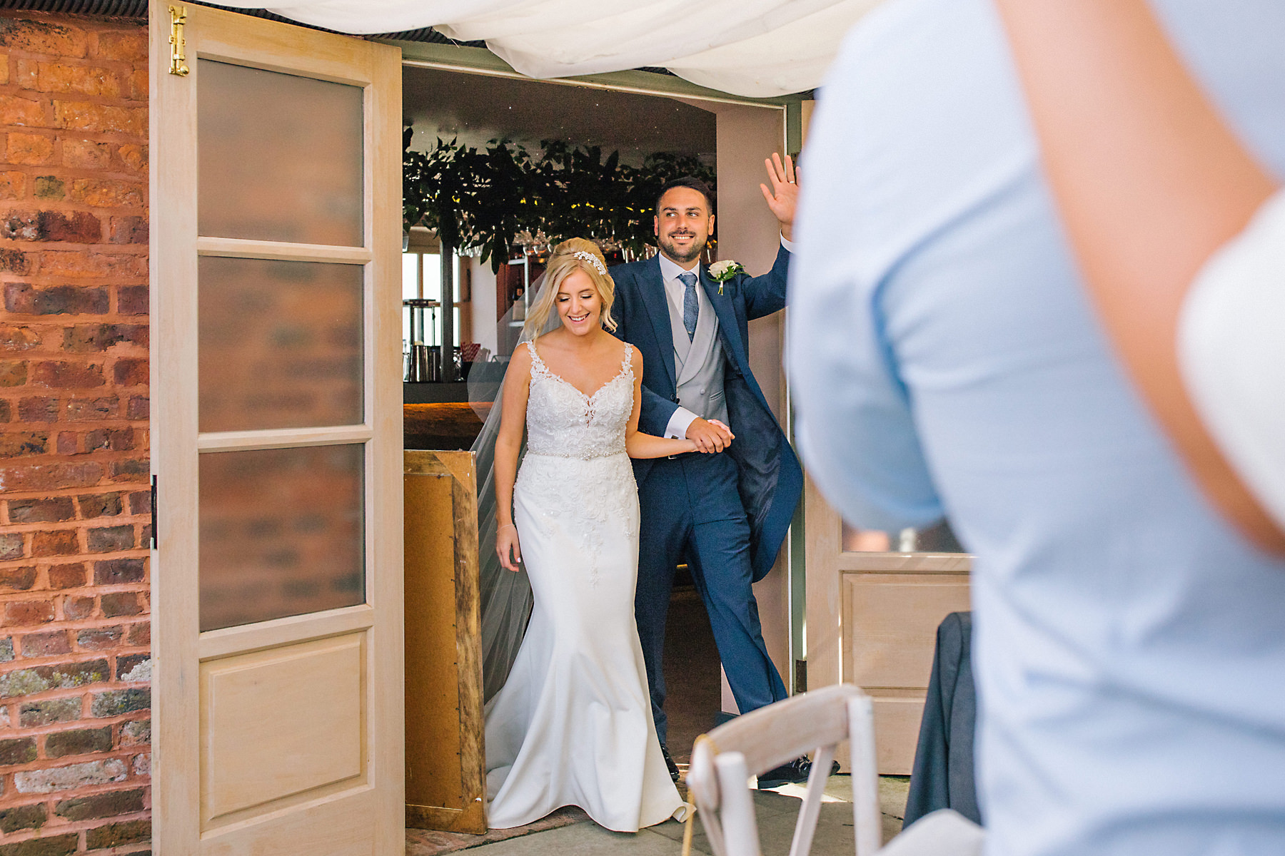 bride and groom entrance