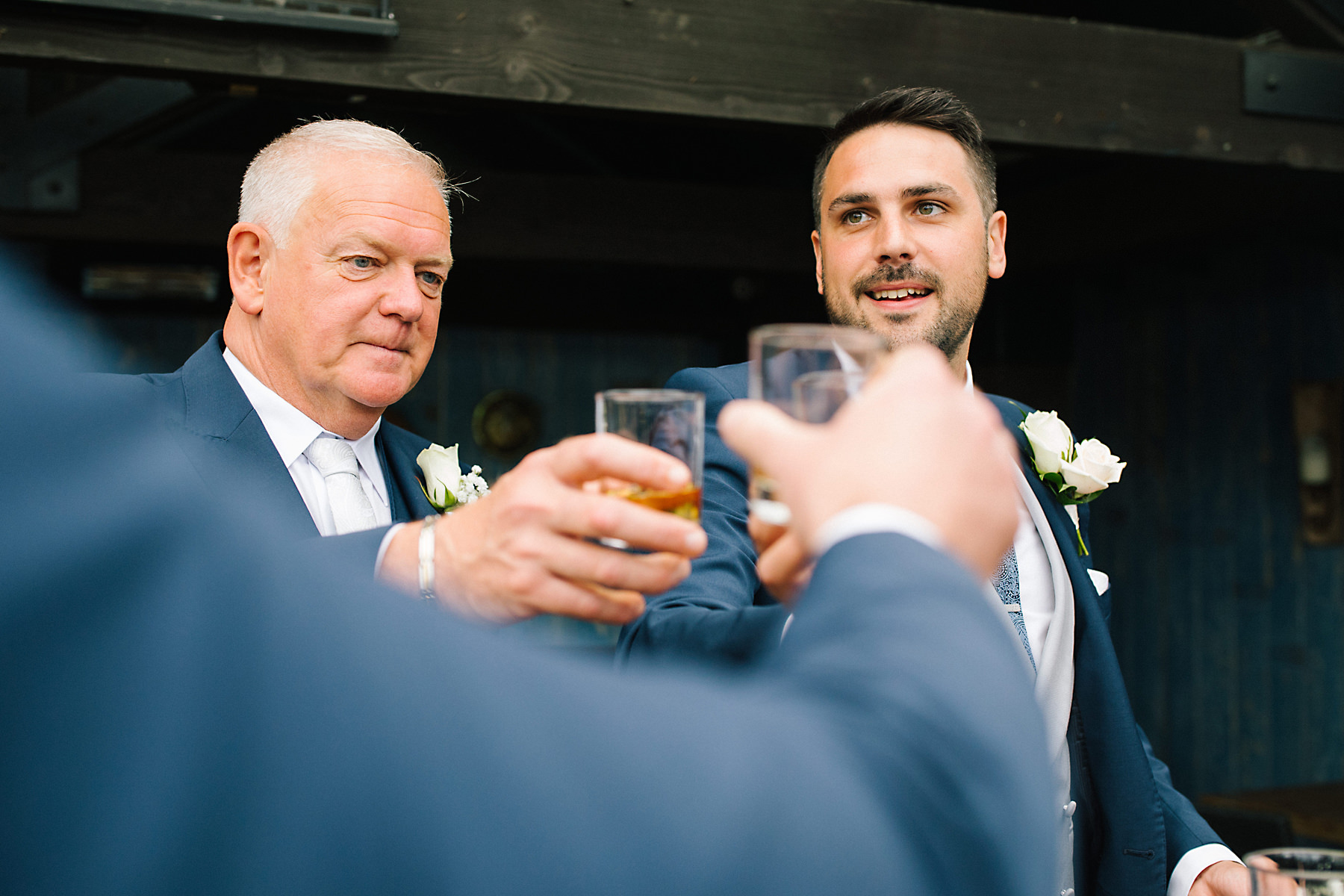 groom and dad