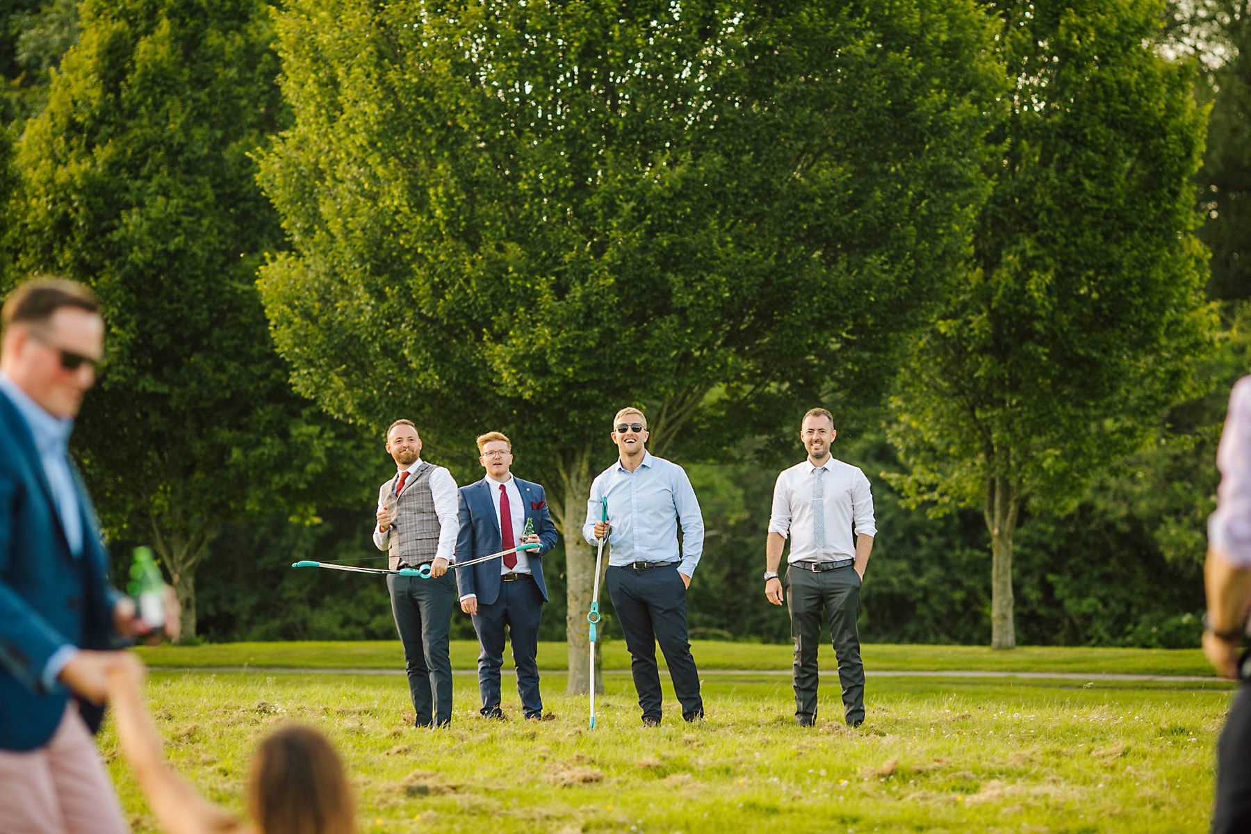 wedding day garden games