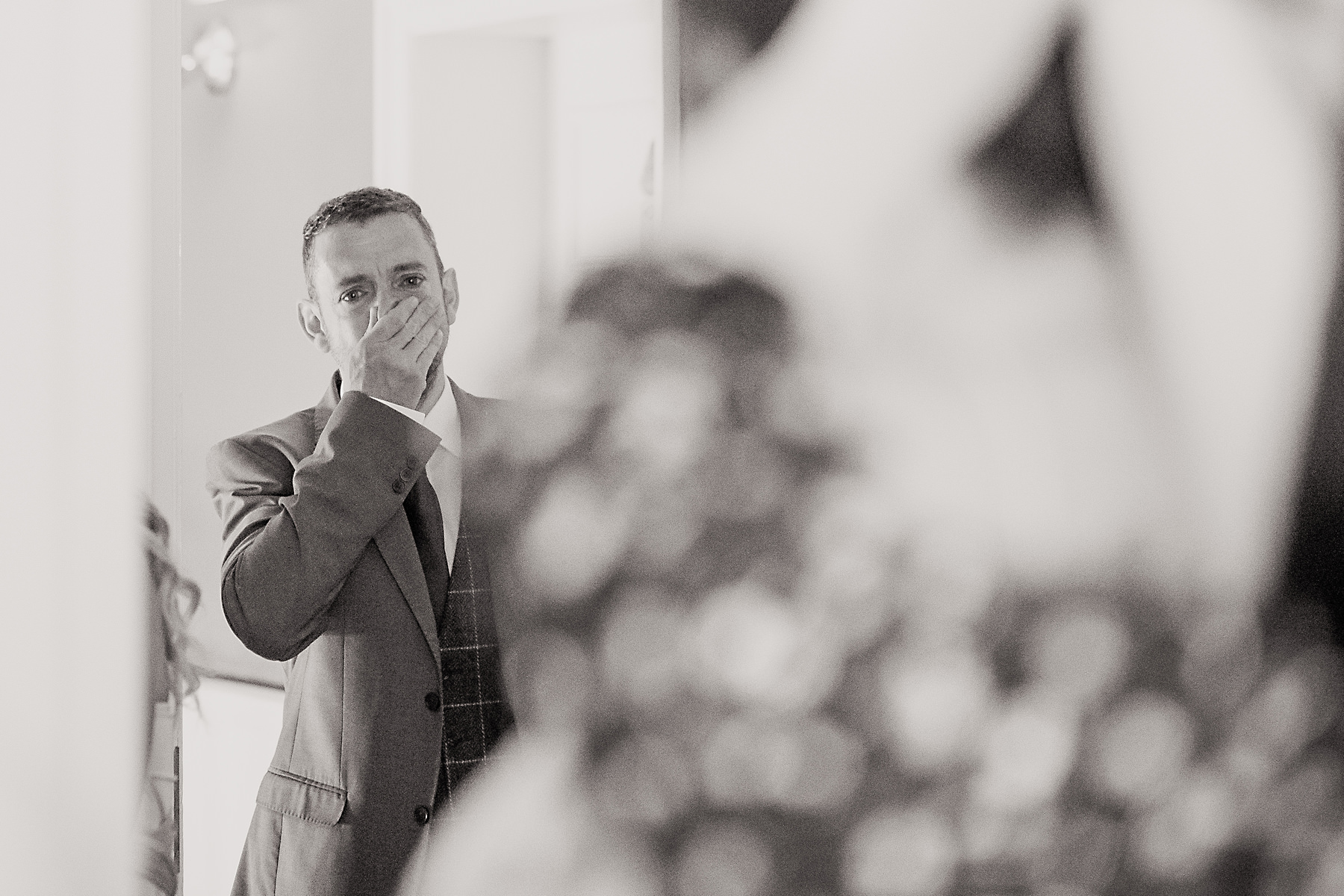 brides father reaction photo