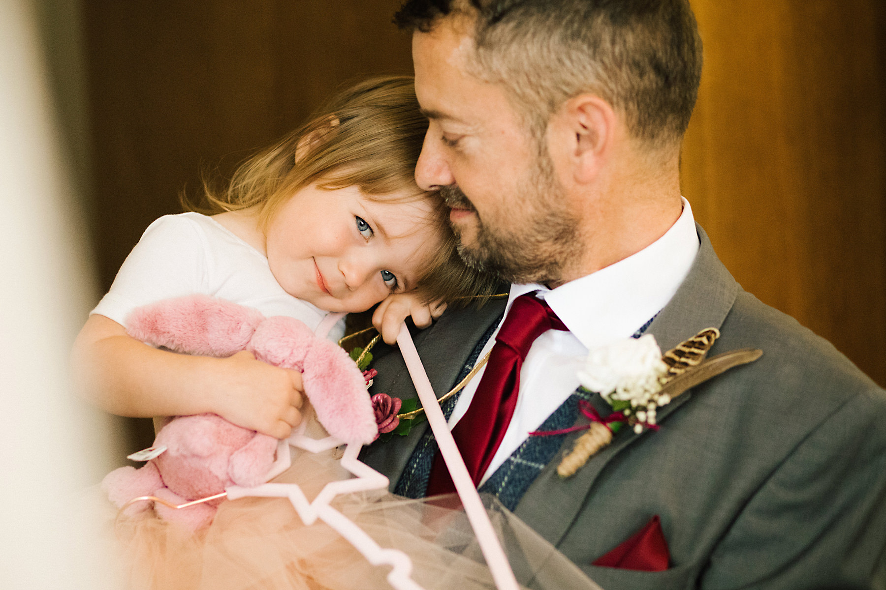 flowergirl with grandad