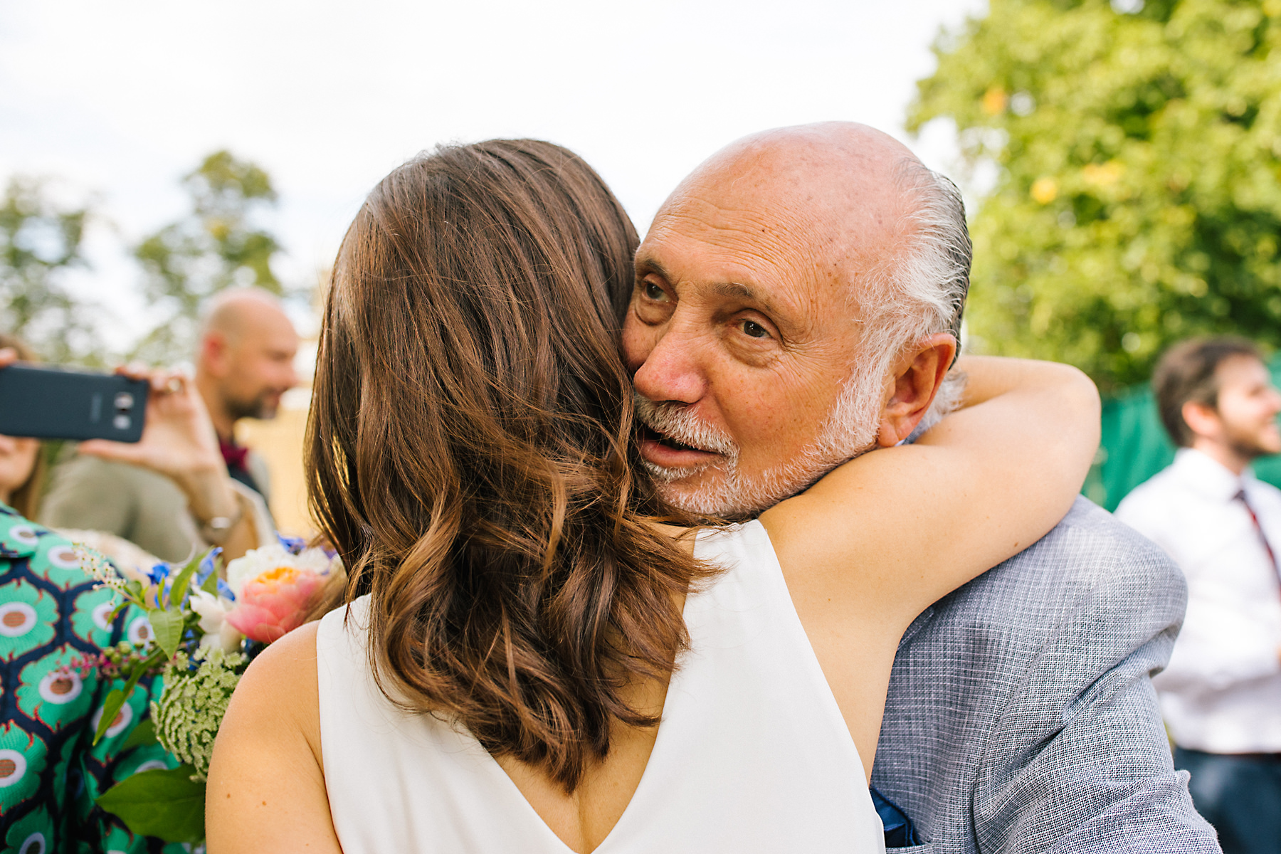brides dad first look