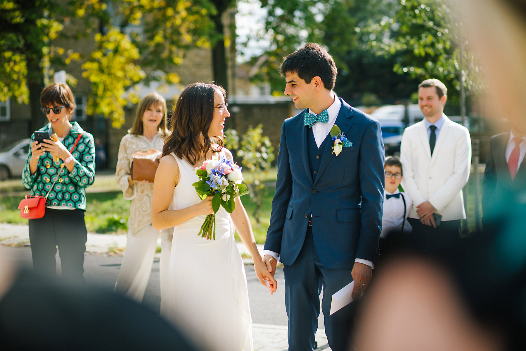 bride and groom london